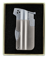 Elegancka Gazowa Płomieniowa Zapalniczka Fajkowa Z Akcesoriami Beżowa