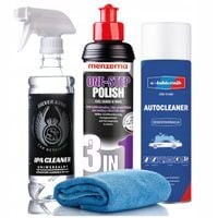 Pasta Polerska do Lakieru 3w1 Menzerna Autocleaner IPA Cleaner + Mikrofibra