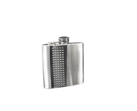 Elegancka Piersiówka Gentelo ze Stali Nierdzewnej 210 ml Srebrna