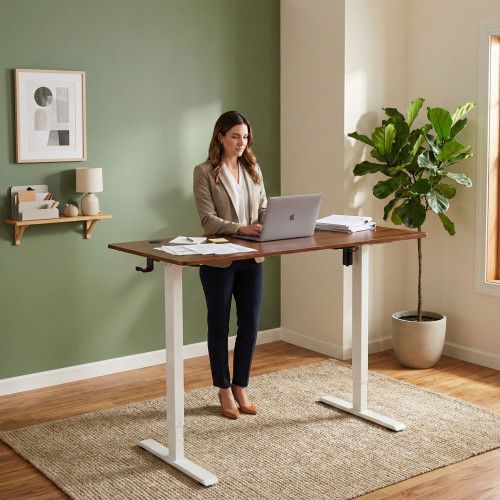 ELEKTRYCZNE BIURKO MODERNHOME REGULOWANE PAMIĘĆ 3 POZYCJI na Arena.pl