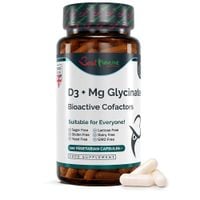 Witamina D3 1000IU Glicynian magnezu 400mg Naturalny Bioaktywne kofatory