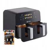 Frytkownica Beztłuszczowa Air Fryer BYRGEN 9L dwukomorowa 2400W