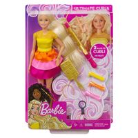 GBK24 Barbie Lalka Stylowe Loki Zestaw DIY