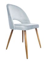 Krzesło Polo noga dąb MG39 jasny szary