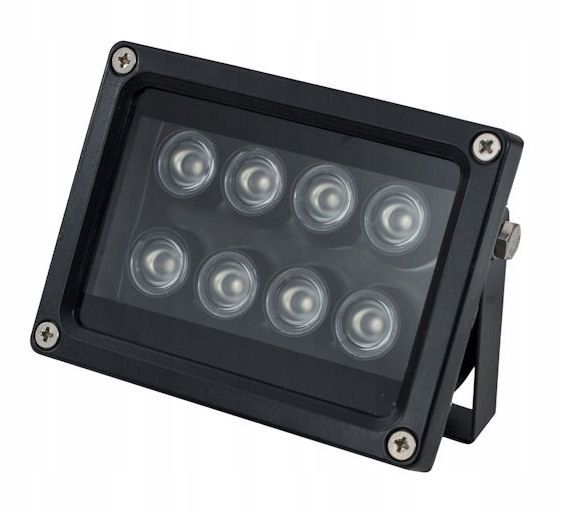 ZEWNĘTRZNY OŚWIETLACZ REFLEKTOR PODCZERWIENI IR 30 m DO KAMER zdjęcie 1