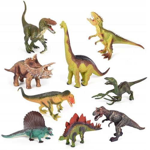 DUŻY ZESTAW FIGURKI DINOZAUR + MATA JURASSIC WORLD na Arena.pl