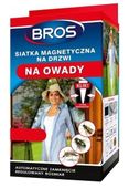 moskitiera siatka przeciw owadom do drzwi 160cm x 220cm czarna bros
