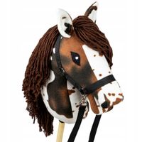 Koń na kiju SKIPPI Hobby Horse GAD03022 A3 Biało-brązowy