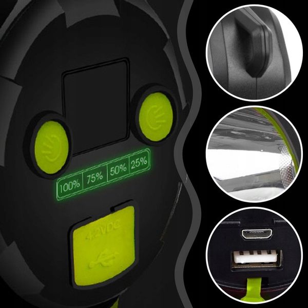 MOCNA LATARKA AKUMULATOROWA SZPERACZ LED POWERBANK ŁADOWANIE TURYSTYCZNA zdjęcie 16