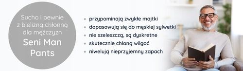 MAJTKI CHŁONNE DLA MĘŻCZYZN SENI MAN PANTS L 10SZT. na Arena.pl
