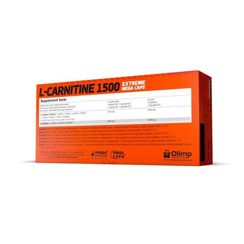 L-Carnitine 1500 Extreme Mega Caps 120 tabletek na Arena.pl