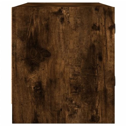 Szafka TV ze szklanymi drzwiami, przydymiony dąb, 102x37x42 cm na Arena.pl