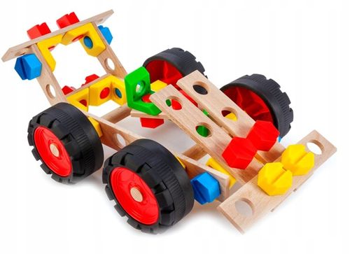 Mały Konstruktor JUNIOR 55 elem. WYŚCIGÓWKA na Arena.pl