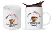 Dla Listonosza Zestaw Kubek + Skarbonka Prezent Z Nadrukiem Ze Zdjęciem