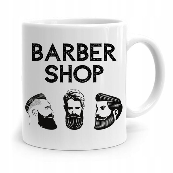 Kubek Prezent Dla Fryzjera Barbera Barber Shop Z Nadrukiem Ze Zdjęciem zdjęcie 1