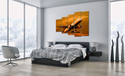 Obraz Na Płótnie - Samolot Start - 150X100 Cm - Eg150X100-0368 na Arena.pl
