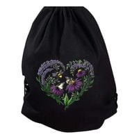Plecak Bawełniany - Haft Serca