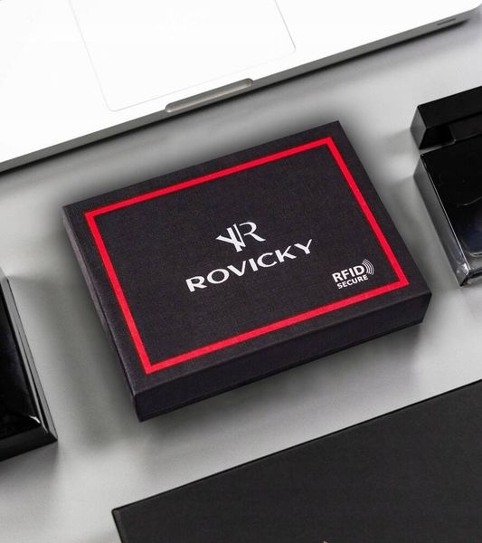 elegancki, skórzany portfel męski - rovicky zdjęcie 13