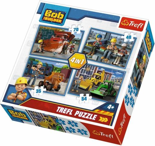 TREFL PUZZLE 4W1  BOB BUDOWNICZY na Arena.pl
