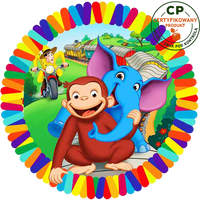 Opłatek na tort Ciekawski George