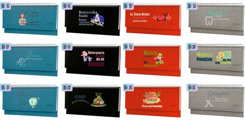 TERMINARZ STRAŻAKA personalizowany 2026 tygodniowy kalendarz biurkowy na Arena.pl