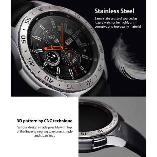 RINGKE BEZEL STYLING GALAXY WATCH 46MM STAINLESS SILVER na Arena.pl