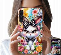 ETUI DO SAMSUNG A50 / A30S - KRÓLIK WIELKANOCNY, ZAJĄC, JAJKA + SZKŁO