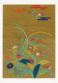 Plakat 21x29,7cm Kolorowe Kwiaty, G.A. Audsley Vintage do Salonu