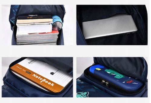 PLECAK SZKOLNY TORNISTER MŁODZIEŻOWY POJEMNY DLA CHŁOPCA KL. 1-3 na Arena.pl