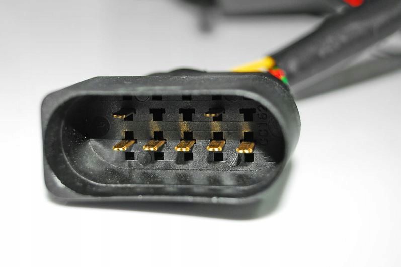 LAMPY DIODOWE DO AUDI A6 C6 SEDAN OD 2004 DO 2008 Roku BLACK LED 7PIN zdjęcie 4