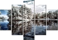 105CM 150CM OBRAZ 5 ELEM ODBICIE WODZIE DRUK