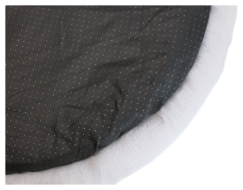 Legowisko dla psa owalne szare M PAW 48x48cm na Arena.pl