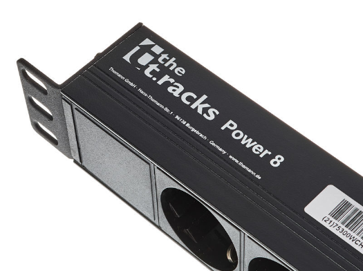 Listwa Zasilająca the t.racks Power 8 RACK 1U 8 gniazd 2m włącznik zdjęcie 6
