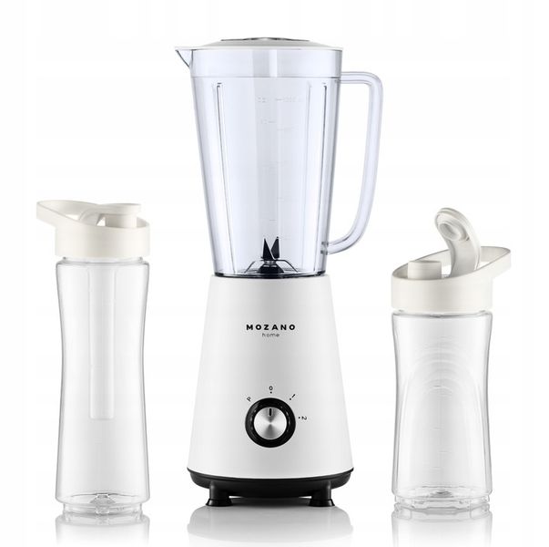 MOCNY BLENDER KIELICHOWY DO KOKTAJLI Smoothie 2 WKŁADY 2 BIDONY MIKSER zdjęcie 12
