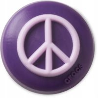 Crocs Przypinka Charms Ozdoba Pin Do Butów Jibbitz Black Pink Peace Sign