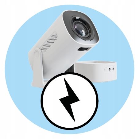 Bezprzewodowy Rzutnik KVTS01 projektor miracast 4k bateria w zestawie Etui na Arena.pl