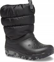Dziecięce Ocieplane Buty Zimowe Śniegowce Crocs Classic Neo Puff Boot 28-29