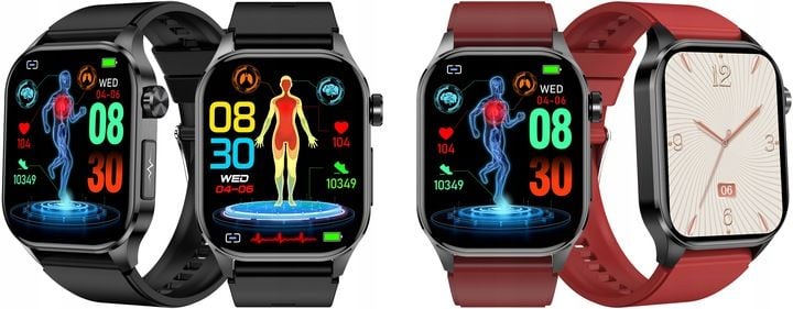 SMARTWATCH ZEGAREK DAMSKI EKG GLUKOZA CIŚNIENIE TEMPERATURA ROZMOWY MENU PL zdjęcie 7
