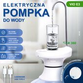 DOZOWNIK DO WODY ViO E3 white - ELEKTRYCZNA POMPKA WODY W FORMIE STOJAKA