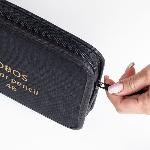 Zestaw Kredki Ołówkowe Piórnik Z Wyposażeniem 48 Kredek na Arena.pl