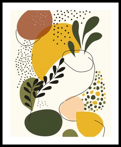 Plakat 40x50cm Botaniczne Impresje na Arena.pl