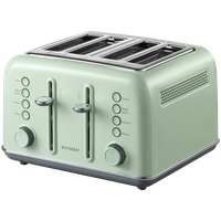 buydeem toster na 4 kromki, model dt640e, kolor cozy greenish, eu