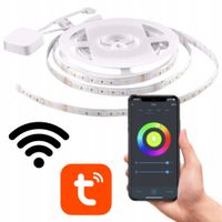 TAŚMA LED 5M RGB OŚWIETLENIE INTELIGENTNE ŚWIATŁO WODOODPORNA SUFITOWE TUYA