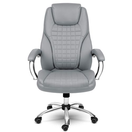 Fotel biurowy Sofotel Batory - jasno szary na Arena.pl