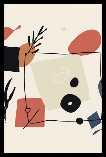 Plakat 53x81cm Abstrakcyjny Dialog zdjęcie 2
