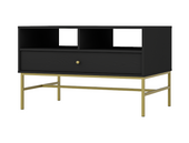 Nowoczesny Stolik Kawowy z 1 Szufladą TORO LOFT Czarny 100 cm LP 3 kolory