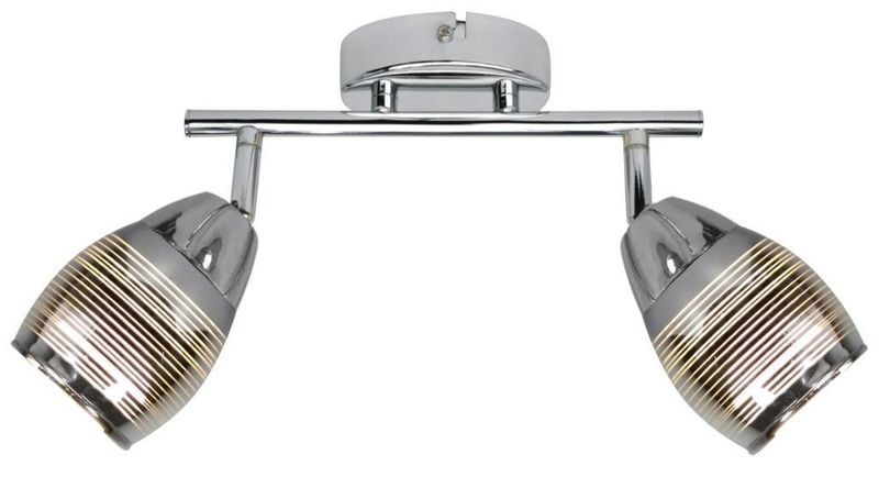 Milton listwa 2x10W E14 chrom zdjęcie 1
