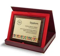 Prezent Podziękowanie Rocznica - Dyplom w etui