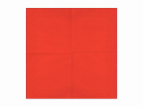 Serwetki papierowe Basic czerwone, 20 szt. na Arena.pl