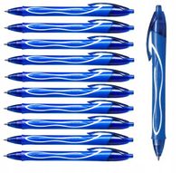 DŁUGOPISY ŻELOWE GELOWE 10szt BIC 0.7mm DŁUGOPIS